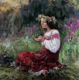 Русские красавицы в живописи Анны Виноградовой. Картина 2