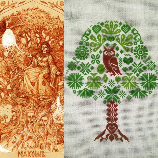 Вышивка "Древо жизни или семейное дерево"