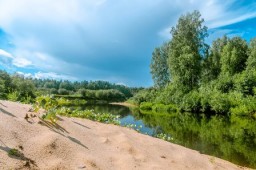 Речка тихая и плёс...Видеостихотворение