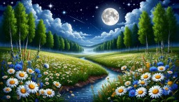 Притомилась ночь-старушка...