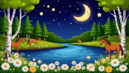 Деревенька за рекою...