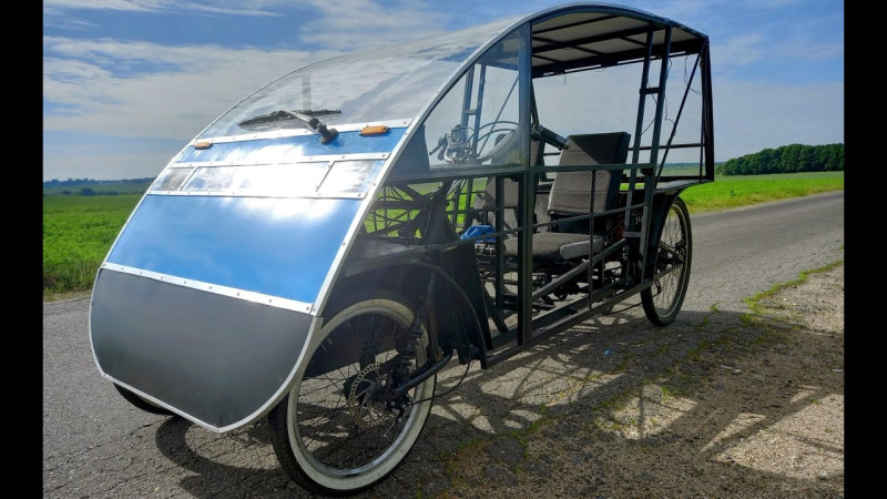 Переделка передней подвески веломобиля. Reworking the front suspension of a velomobile