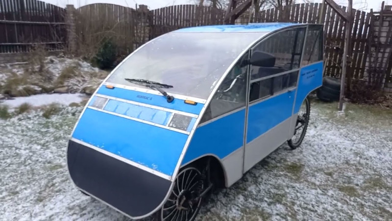 Веломобиль для деревни VELOBAS - 8. Velomobile for the village VELOBAS - 8