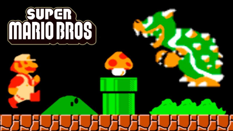 Super Mario Bros NES Walkthrough (No Damage, All Secrets)