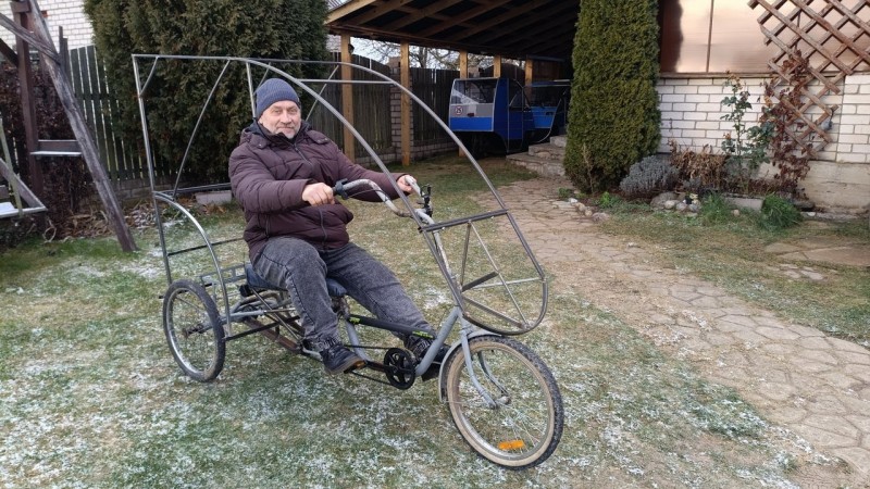 Белорусский веломобиль девятого поколения, ходовые испытания