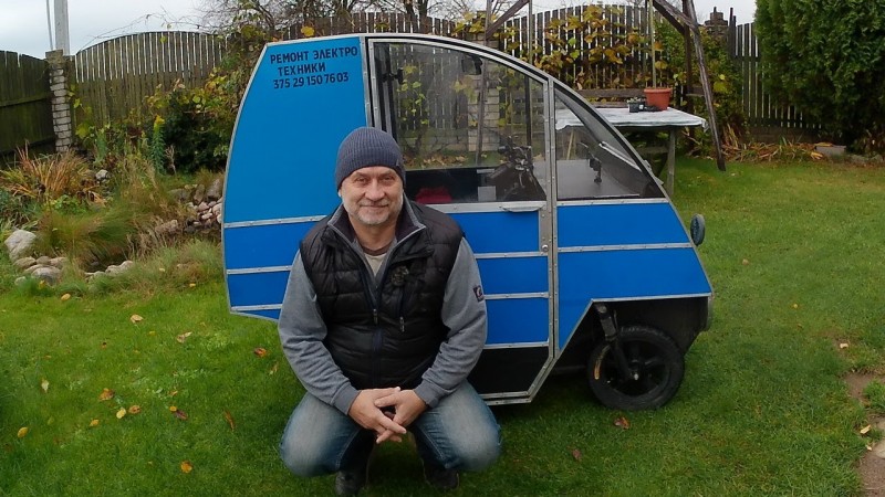 Проект дешевого и простого веломобиля для сельских жителей