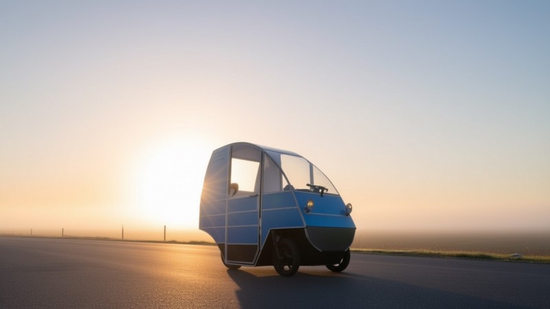 Белорусский веломобиль для деревни и любой погоды