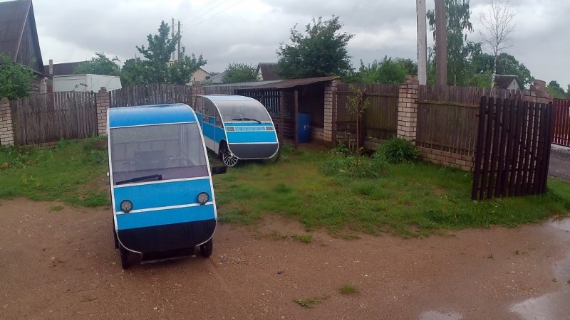 Белорусские веломобили для деревни, бездорожья и дождя