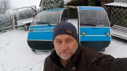 Белорусский веломобиль для снежной зимы