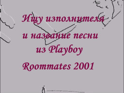 Playboy Roommates 2001